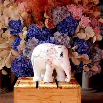 One Hundred Flowers Hand Painted Limited 10cm Elephant, 11 of 12