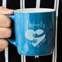'Hug In A Mug' Personalised Stoneware Mug, thumbnail 8 of 8