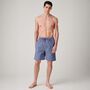 Men's 'Navy' Paisley Crisp Cotton Pyjama Shorts, thumbnail 1 of 4