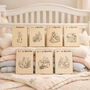 Bunny Rabbit Nursery Drawer Dividers Set Of Seven New Baby Gift, thumbnail 1 of 12