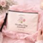 Personalised Bride Wedding Essentials Bag, Bridal Day, thumbnail 3 of 4