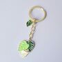 Monstera Plant Keyring Or Bag Charm, thumbnail 1 of 2