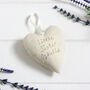 Personalised Hanging Heart New Baby Girl / Boy Gift, thumbnail 4 of 12
