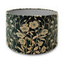 Luxury Velvet Lampshade Spring Flowers Green 40cm Or 30cm Sizes, thumbnail 4 of 6