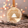 Our New Family Home 2022 Personalised Christmas Bauble, thumbnail 7 of 7