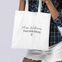 Personalised Teacher End Of Term Tote Bag Gift, thumbnail 4 of 4