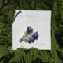Crocus Purple Flower Brooch, thumbnail 3 of 4