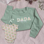 Personalised 'Dada' Appliqué Keepsake Sweatshirt, thumbnail 5 of 11