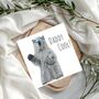 Cool Polar Bear Dad Greeting Card, thumbnail 1 of 7