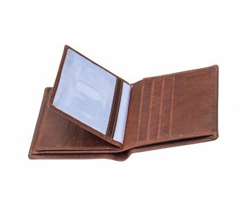 Personalised Notecase Leather Wallet Rfid Safe, 10 of 12