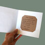 Reusable Eco Friendly Cat Art Card Blank Inside Or Optional Handwritten Message, thumbnail 3 of 11