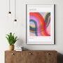 Dolly Parton Abstract Song Painting Art Print, thumbnail 1 of 4