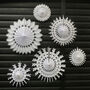 Set Of Six White Paper Snowflake Decorations, thumbnail 1 of 8