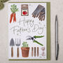 Vegetable Patch Gardening Father's Day Greeting Card, thumbnail 1 of 3