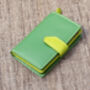 Green Multi Colour Leather Purse Wallet Rfid, thumbnail 4 of 10