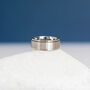 Personalised Silver Spinner Ring In Stainless Steel, thumbnail 5 of 12