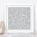 Personalised 18th Birthday Print By Allihopa | notonthehighstreet.com