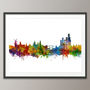 Amsterdam Skyline Cityscape Art Print, thumbnail 5 of 8
