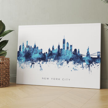 New York Skyline Cityscape Black And White, 7 of 12