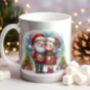 Personalised Mr And Mrs Santa Claus Christmas Mug B, thumbnail 1 of 2