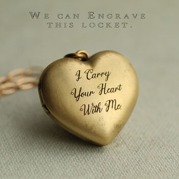 Chunky Gold Heart Locket Necklace, 4 of 9