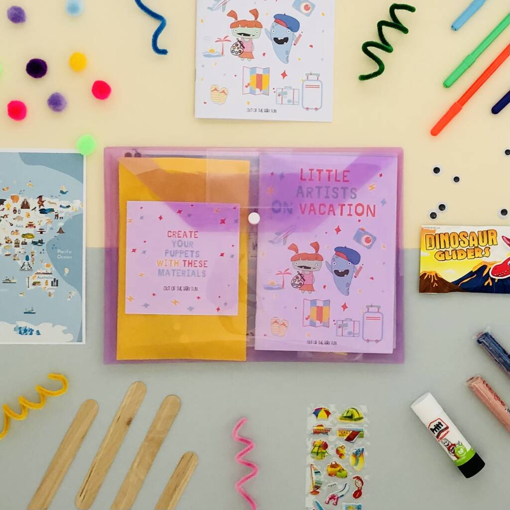 Travel Activity Set For Three To Six Years Old By Out of the Box Fun