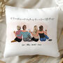 Personalised Friends Cushion With Names, thumbnail 1 of 6