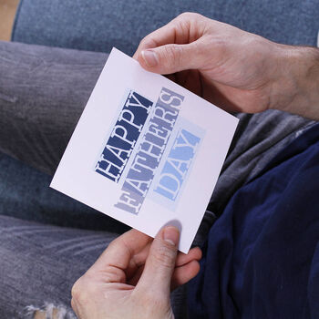 Happy Father's Day Stamped Card, 2 of 2