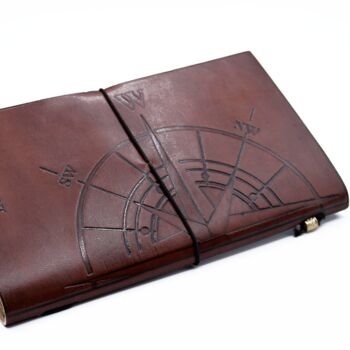 Leather Travel Journal A5, 2 of 5