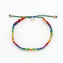 Leme Surf Anklet Rainbow Edition Just Like Us Pride, thumbnail 2 of 8