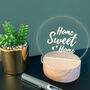 Home Sweet Home Desk Lamp Housewarming Gift For Couple, thumbnail 3 of 6