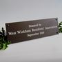 Personalised Memorial Bench Plaque, thumbnail 7 of 7