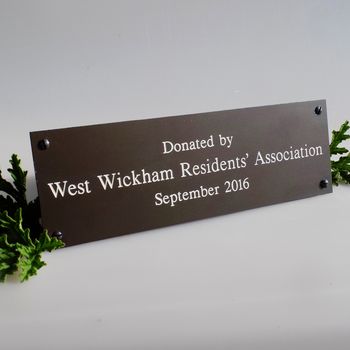 Personalised Memorial Bench Plaque, 7 of 7