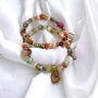 Multi Coloured Crystal Beaded Bracelet, thumbnail 6 of 7