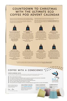 Compostable Coffee Pod Advent Calendar For Nespresso, 5 of 12