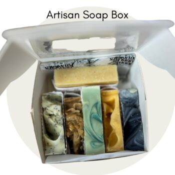 Gift Box Of 6x Luxury Handmade Soaps With Seed Paper, 4 of 9