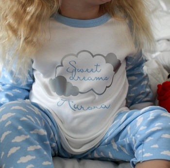 Personalised Pyjamas, Sweet Dreams, 3 of 3