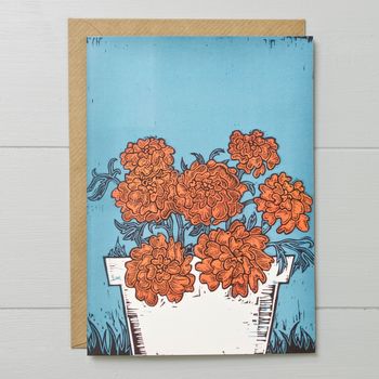 Marigolds Greeting Card, 2 of 2