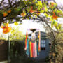 Rainbow Fringe Solar Garden Lantern, thumbnail 2 of 2