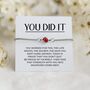 Congratulations Gift For Her, Birthstone Bracelet, thumbnail 11 of 11
