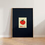 Tomato Stamp Kitchen Wall Art Print, thumbnail 5 of 8