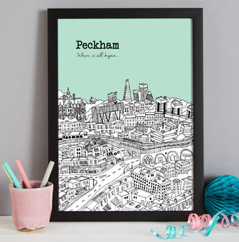 Personalised Peckham Print, 8 of 10