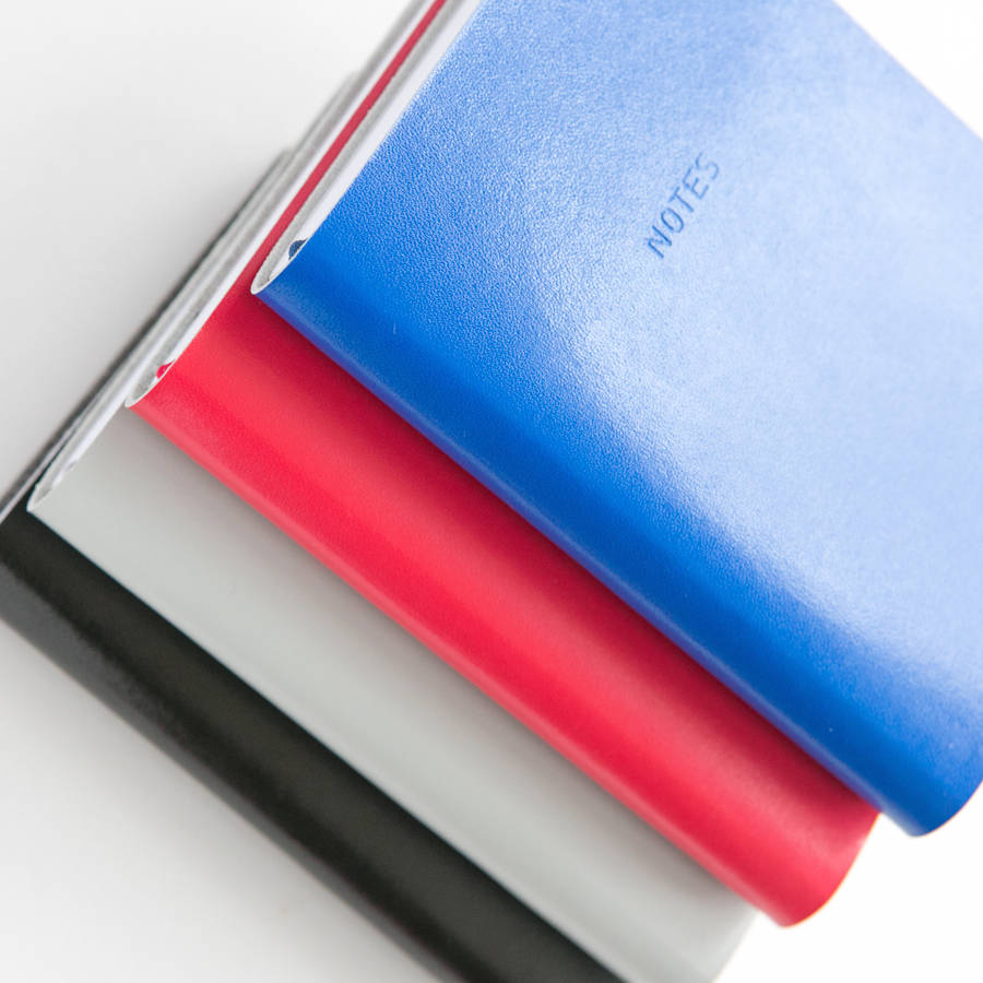 Men's Contemporary Leather Pocket Notebook By Be Golden