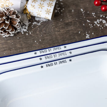 Personalised 'Baked By …' Baking Pan/Tin, 4 of 9