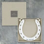 Porcelain Lucky Horseshoe – Just Married, thumbnail 4 of 4