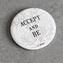 Accept And Be Pocket Mirror, thumbnail 2 of 4