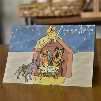 Dog Nativity Card, 3 of 7