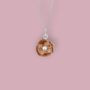Tiny Poppy Necklace In 18ct Rose Gold Plated Silver, thumbnail 3 of 12