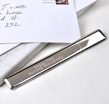 Personalised Luxury Silver Letter Opener, 3 of 9