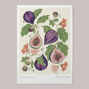 Floral Figs Art Print, 2 of 5